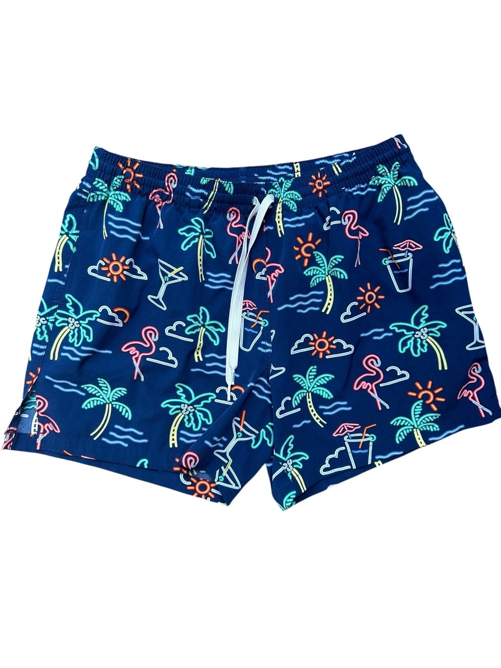 Chubbies The Neon Lights Swim Trunks Shorts Men's‎ XL Lined 5.5”
